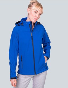 H-1102-Womens Hooded Soft-Shell Jacket 2